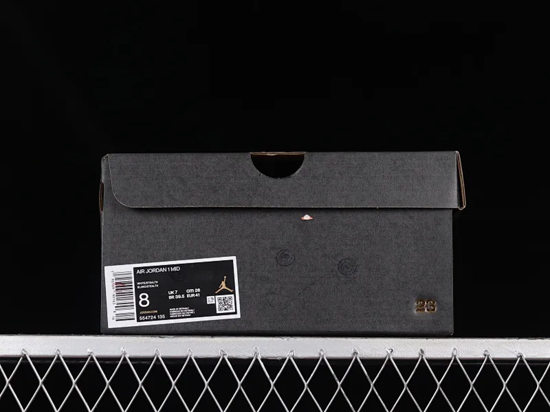 All categories Air Jordan Jordan series basketball shoes Air Jordan 1 Mid Air Jordan 1 Mid "Vintage Grey" AJ1 Joe 1 white gray first year China basketball shoes 554724-135